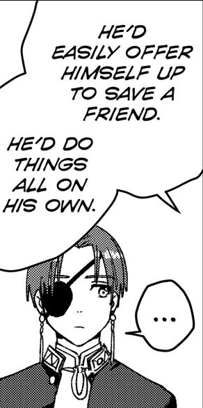 maroonpike's tweet photo. #RrereadsWBK another suspicious suo panel. why does he look like that? did he not say anything to sakura because he knew that sakura would throw himself into helping him??? https://t.co/wEnA1Gel7b