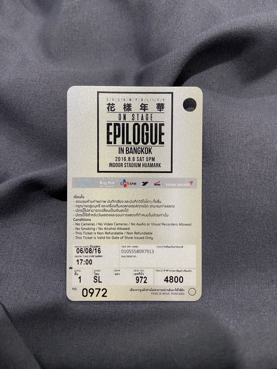 dhiagm's tweet photo. บัตรแข็งคอนเสิร์ต  BTS Epilogue 2016

📮ราคา 400฿ รวมส่ง (ไม่รับผ่อน)

น้องหลุดผ่อนค่ะ ใครอยากสะสม สนใจสอบถามขอดูรูปเพิ่มเติมได้เลยนะคะ  พร้อมโอนลดได้ค่ะ #ตลาดนัดบังทัน #ตลาดนัดรถไฟบังทัน ตามหา บัตรคอนบังทัน https://t.co/UQyir4dRZo