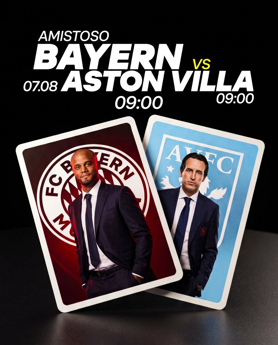 Parimatch_Latam's tweet photo. Futebol pela manhã tem outro sabor ☀

Enquanto a maioria dos torcedores ainda está acordando, Bayern de Munique e Aston Villa já estão se preparando para o duelo. https://t.co/MW68uDhv7C