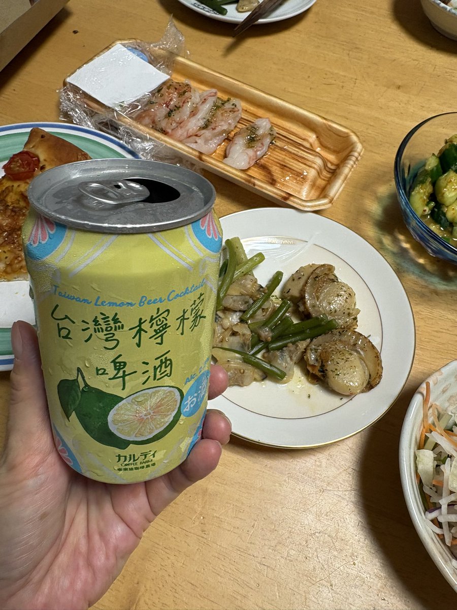 sunnysaisaa's tweet photo. 今日は息子不在なので、息子の苦手な魚介類をあれこれ食べるぞ🍹 https://t.co/4EhLlNkIDE