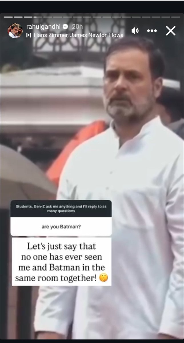 goalverse9943's tweet photo. No way Rahul Gandhi really posted it😭 https://t.co/HkCKWGxZdK