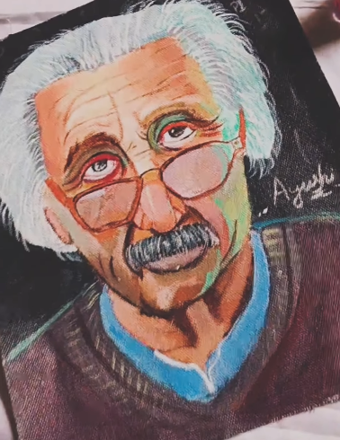 AlbertEinstein's tweet photo. Fan art Friday! https://t.co/YmsyWdvlKj https://t.co/KeW30rYTAP