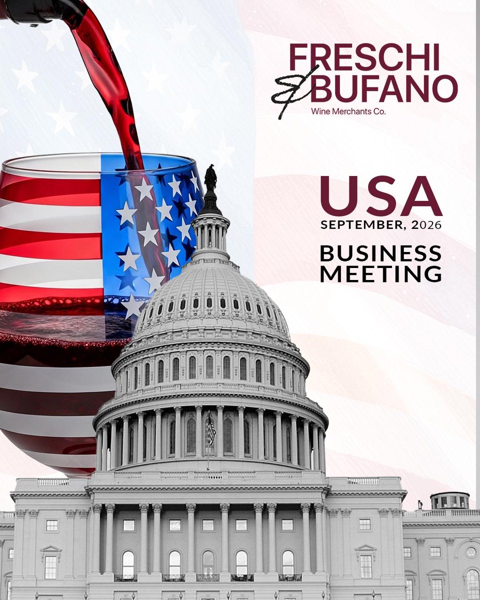 FreschiBufano's tweet photo. Straight from Italy, landing in the USA! 🇺🇸🍷

This Semptember, Freschi&amp;Bufano is traveling to the United States for a series of key meetings with American importers and business partners.

#FreschiAndBufano #USAMarket #FoodImport https://t.co/UrT5Z3ueXr