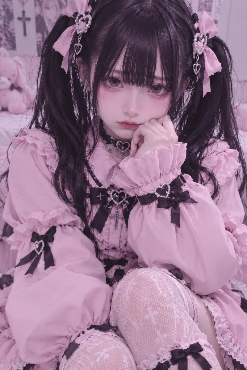 rosieru0101's tweet photo. @nyohohorengou Xのプレミアム会員です『年払い9800円
地雷系美少女でこんな感じですか？ https://t.co/vVVu4xdFl5