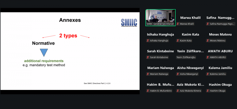 SMIICGS's tweet photo. SMIIC delivered a virtual training on SMIIC Directives for experts from the Uganda National Bureau of Standards (UNBS) on 3 August 2026, supporting the strengthening of Uganda’s Halal Quality Infrastructure through capacity building. #SMIIC #HalalQualityInfrastructure https://t.co/maEK1hPjt8
