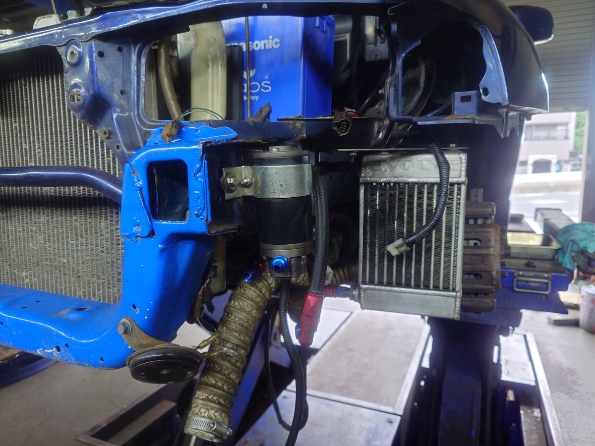 Thunder_Bortex's tweet photo. 先日は暑い中で整備を実施🔧

ミッションオイルの交換や各種Oリングの交換など細かいところを実施しました😊

#CJ4A https://t.co/pQnwnanNvF