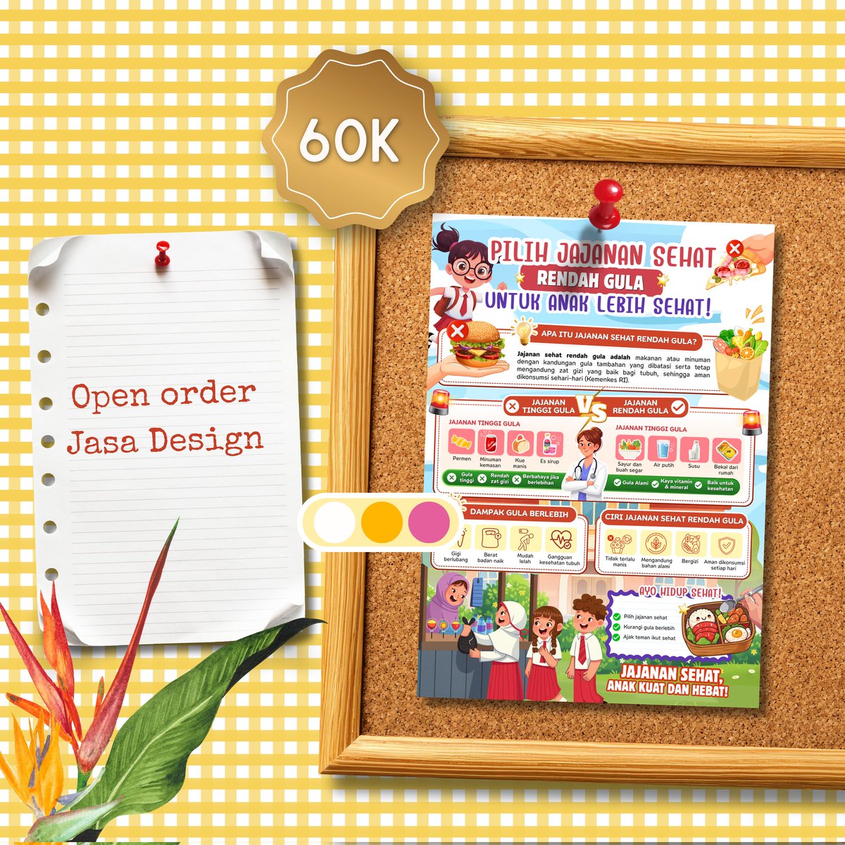brokolifeu's tweet photo. Gaiiis pemesanan buka tiap hari yaa 🫶🏻
semua desain ready to order 😍✌🏻

🥝  Poster (A4,A5 maupun A3)
🥝 Leaflet / Brosur
🥝 Booklet 
🥝 Infografis

👇🏼Sila klik link untuk pesenan 👇🏼
https://t.co/SEfiQ8BZss
#zonauang #zonajajan #jokiposter #jokileaflet #jokibooklet https://t.co/dg8gNqHPp4