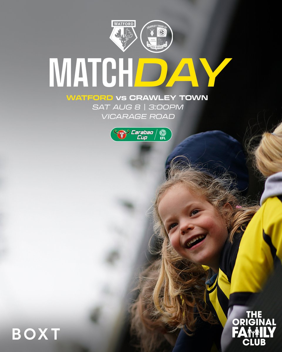 WatfordFC's tweet photo. Competitive football returns 😍

2026/27 begins. COYH 💛 https://t.co/yWoMQwlWOb