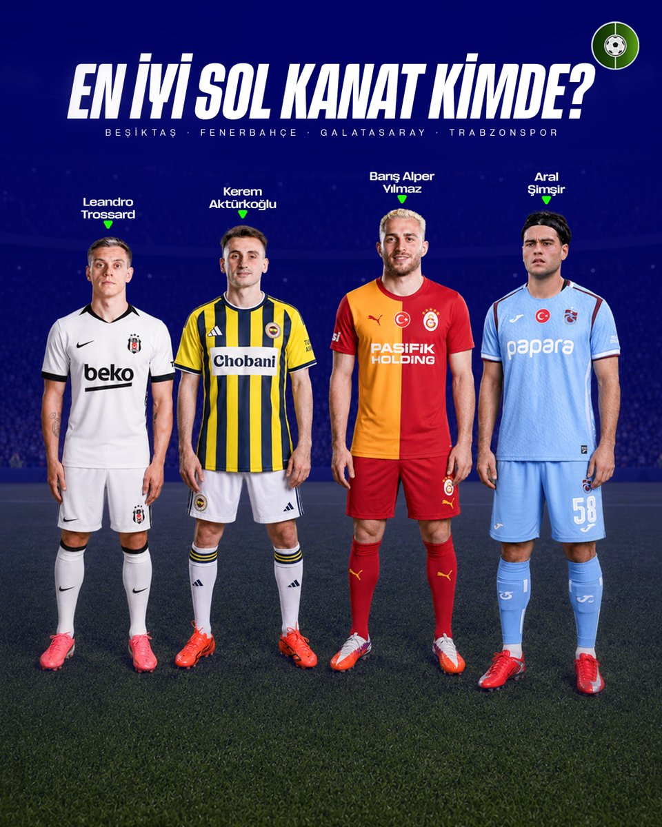 futbolarena's tweet photo. En iyi sol kanat kimde? https://t.co/orsN6VThqL