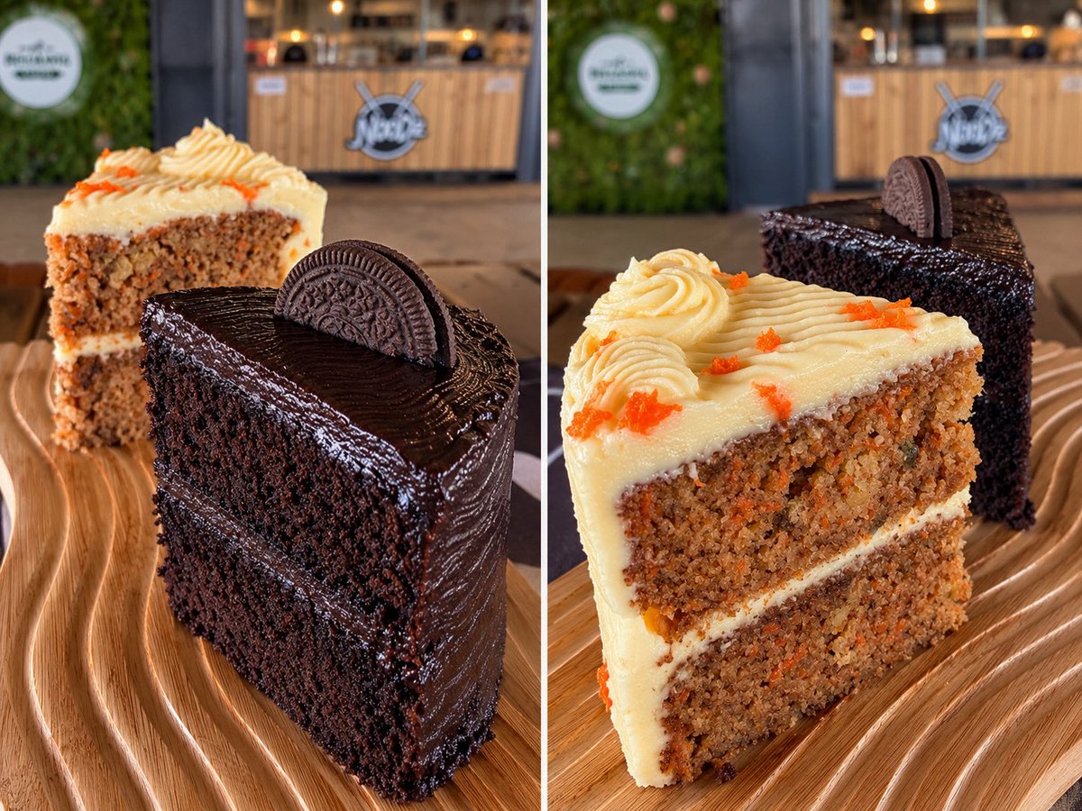 MarketSquareLsk's tweet photo. Carrot or Chocolate?

Only K110 a slice ☺️ https://t.co/WEq5QfIOMf