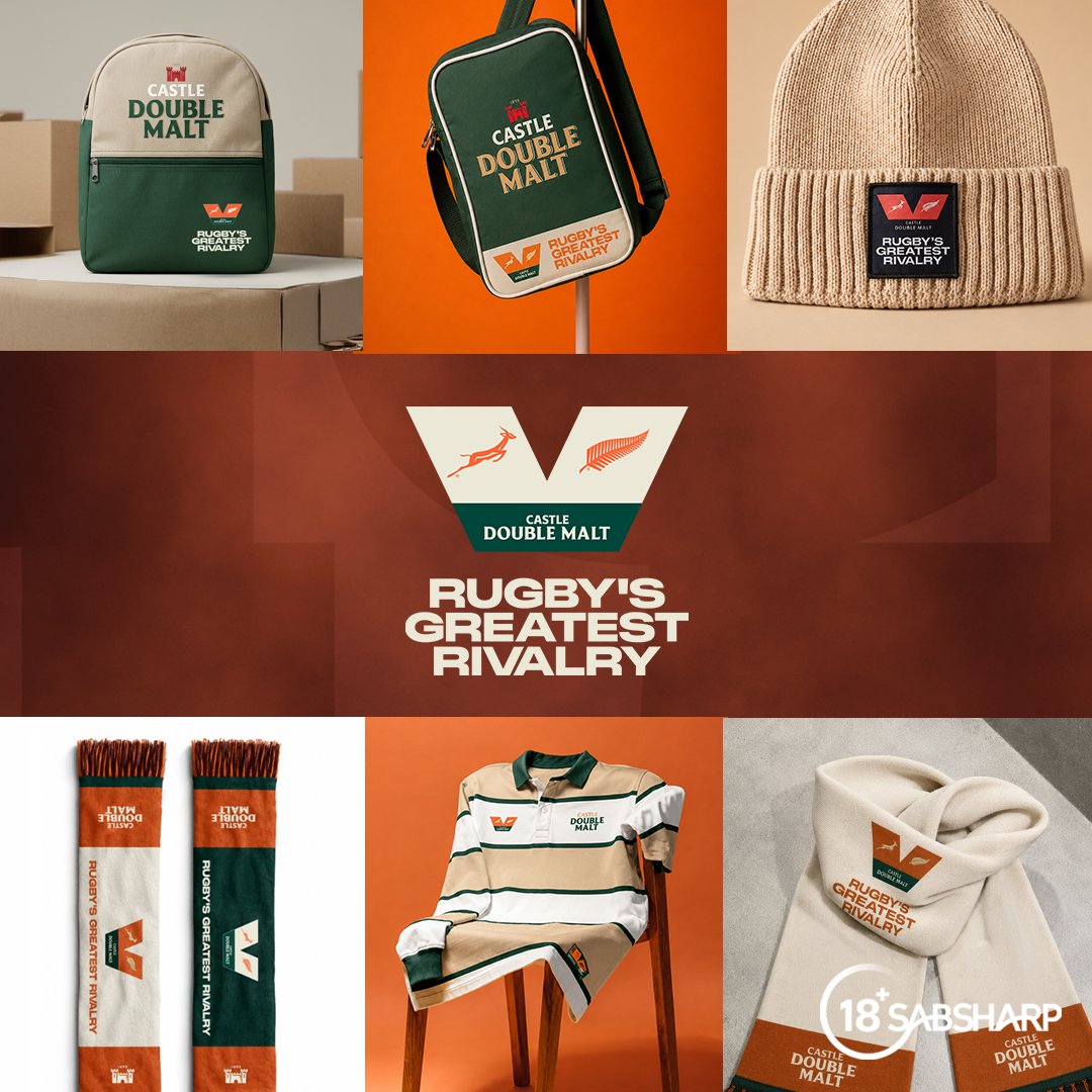 DoubleMaltSA's tweet photo. Game day is smoother with the right merch. 😎​

Stand to win a limited-edition Castle Double Malt #RugbysGreatestRivalry hamper! Reply using #ExtraSmooth and tag who you'll be watching the first match with for a chance to win.​

T&amp;Cs apply. https://t.co/f8W1DCLG1t