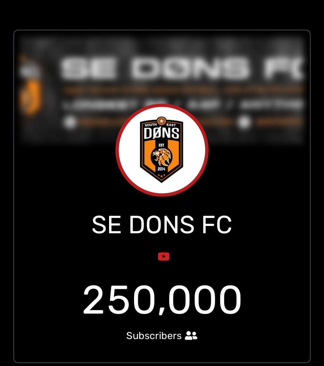 sedonsfc's tweet photo. 250,000 SUBSCRIBERS ‼️

It’s official, the DØNS Family has reached a Quarter Million. It’s been a serious journey. The battles to stay on the right path, the sacrifice, the commitment & the decision to transition our life’s. 

The truth is we are feeling really proud of how far we have come & what we have built. In all honesty, this was never the vision. We didn’t have a business plan. We just turned up with a camera & felt as though the Lord told us to continue. 

Thankyou to everyone supporting our journey. A year to the day Mr Old Skool passed away we hit 250k subs & get posted by the FA Cup. It feels familiar. Next Stop 1 Mil #ANYTHING