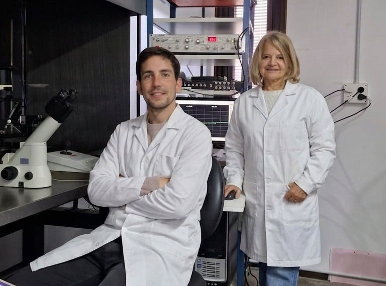 UNS_oficial's tweet photo. Científicos bahienses realizan un avance clave para entender el impacto del cannabis en el cerebro

Por primera vez lograron identificar el punto exacto donde el cannabidiol se une al receptor que influye en la actividad neuronal. El descubrimiento ofrece una base para el diseño de fármacos.
Mirá la nota completa: https://t.co/aWFltSiMX6