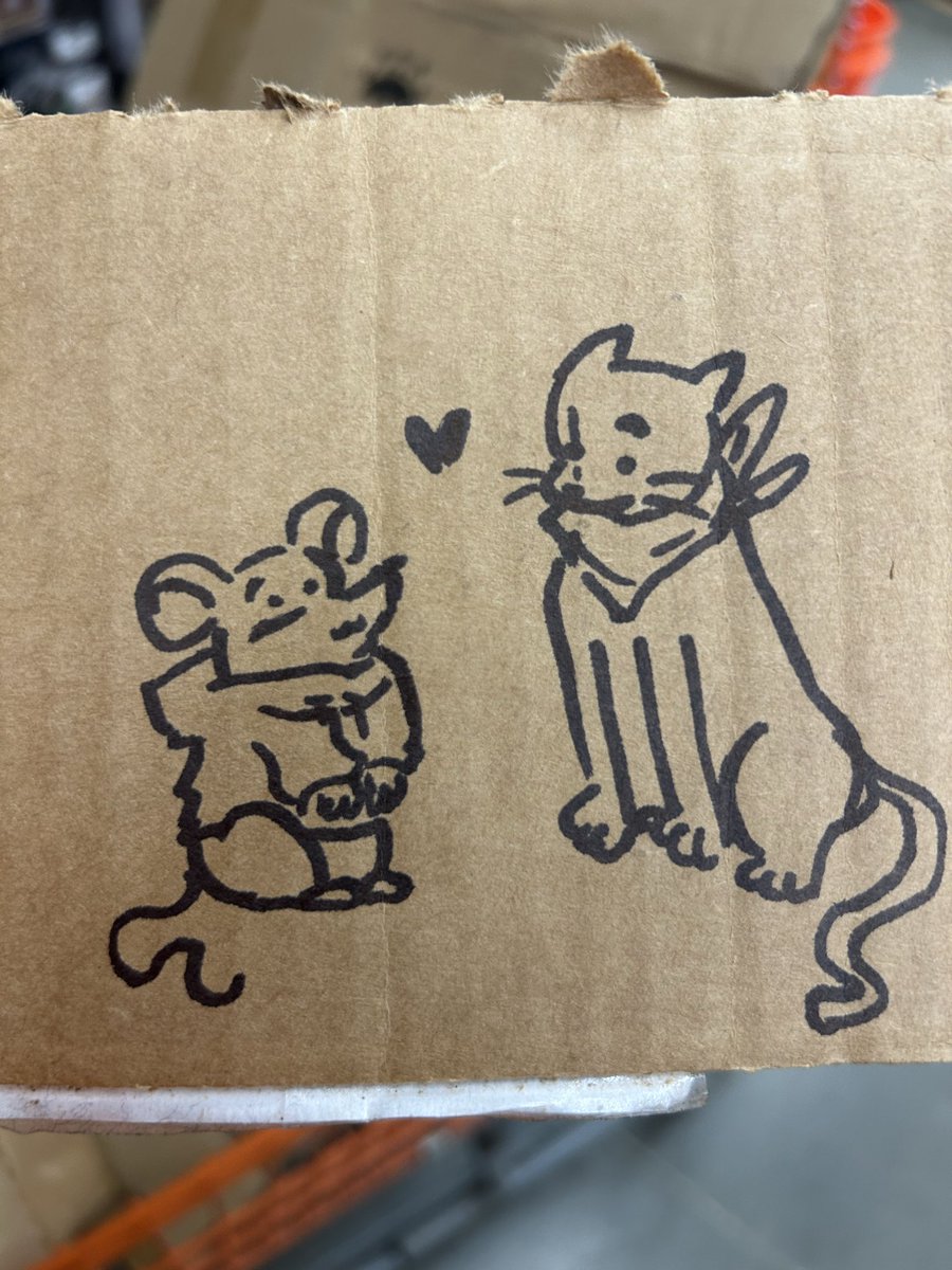 Berry_frog19's tweet photo. RatTw and catMc doodle at work I can’t get enough of them 🐁🐈#hideduo #fitmc #pactw #doodle https://t.co/VHB7HBaP3e