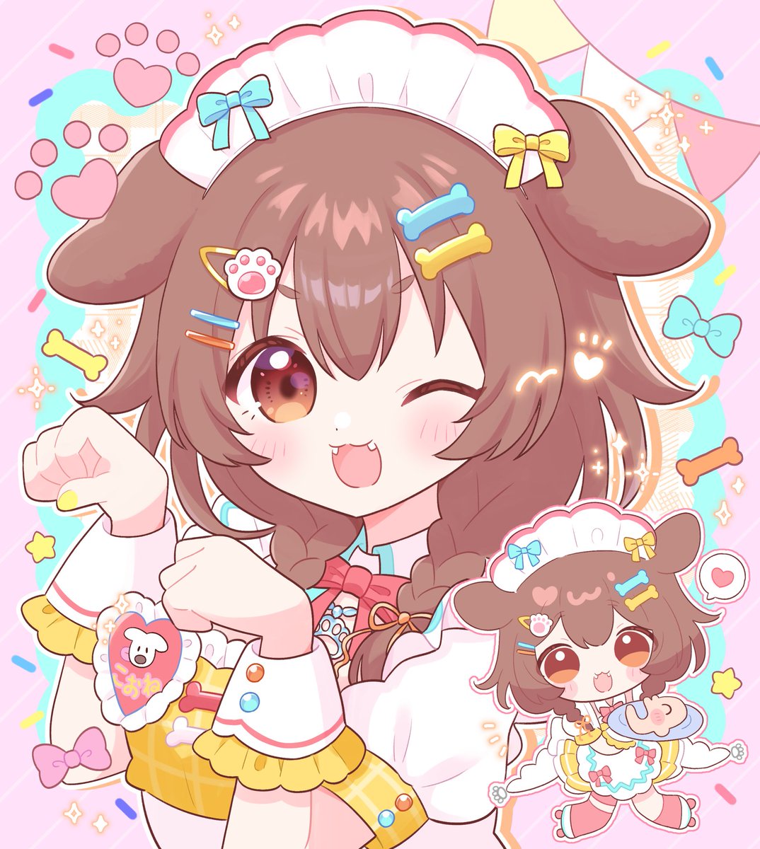 noclo326's tweet photo. ホロドリころさん〜！🧡🥐🎀✨
#できたてころね https://t.co/KqpD8Pe3rT