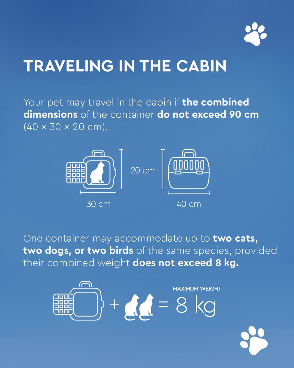 azalofficial's tweet photo. Reyslərimizdə ev heyvanlarının daşınması qaydaları ilə hazırladığımız infoqrafikada tanış olun. 🐈
✈️
Discover our easy-to-follow infographic on the rules for traveling with pets on our flights.

#AzerbaijanAirlines https://t.co/HzWGVxblIF