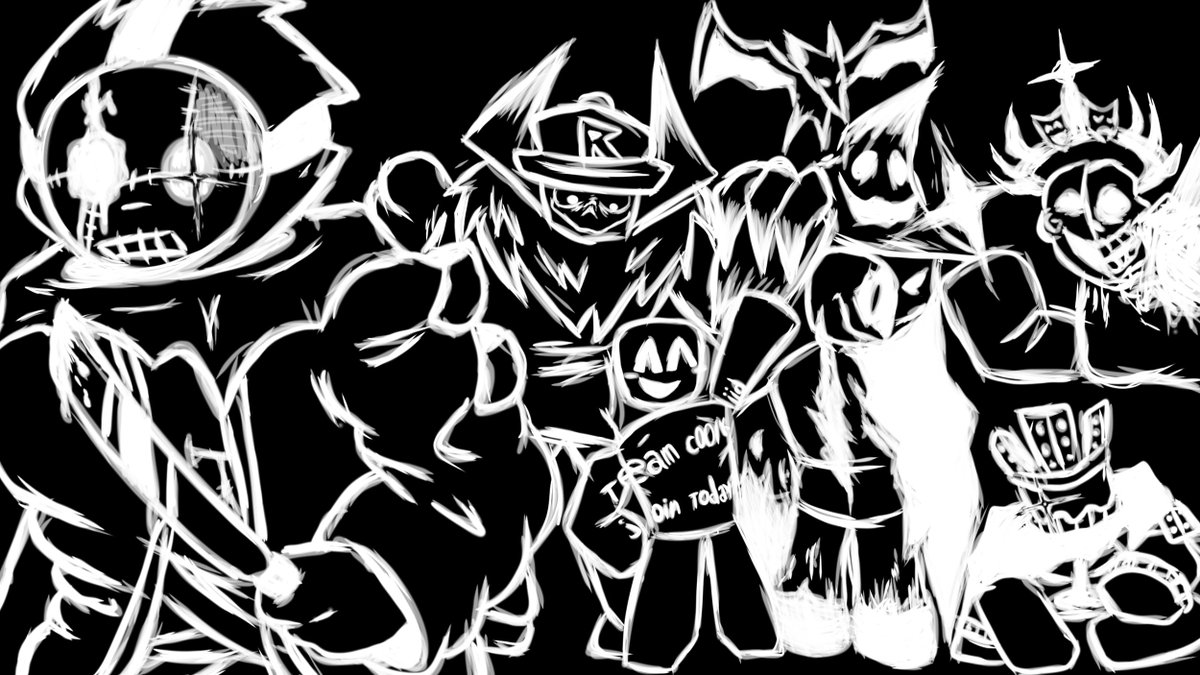 veslerr's tweet photo. #ForsakenLoadingContest
Honestly... I tried to draw it with Forsakens an actual artstyle.

Discord: n0ir0fficial
Roblox: Nail_megabrain https://t.co/n2KBoJnNht