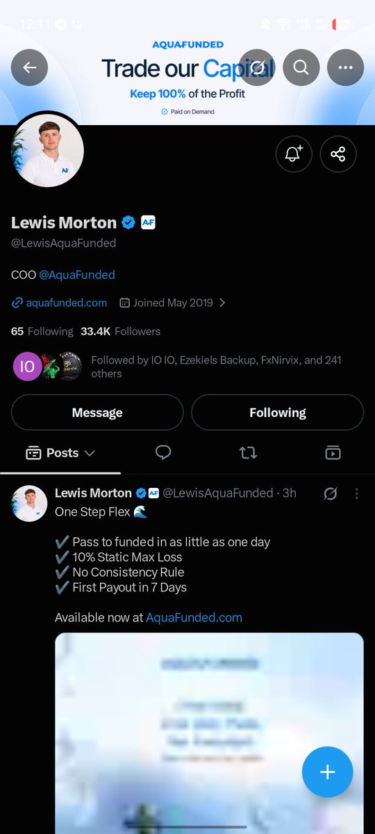 Mickyjay75's tweet photo. @___Levon___ @AquaFunded @LewisAquaFunded @shepherd__fx @boijosh123 @LynTrades @links_fx @BeaTrades_ All done with all task 
@chrysogonu7 
@MichaelKobo24 
@Rodryg0Trades https://t.co/WUq7myjaxa