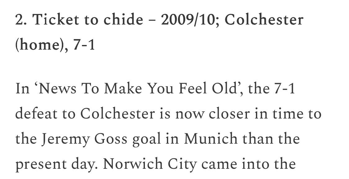 mattrushbrooke's tweet photo. @ncfcnumbers Hi @ncfcnumbers I’d like to make a formal complaint to you for ruining my day. https://t.co/aFFv9cuvue