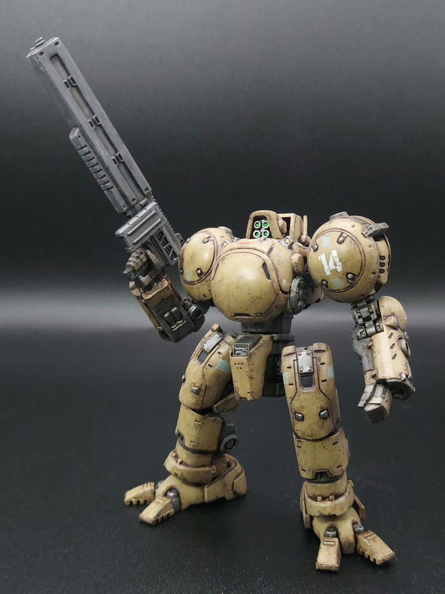Mokiplamo's tweet photo. 1/72 ガルボ
Front Mission Structure Arts Galbo, fully handpainted in lacquer acrylics.
Just trying some new stuff out.
#フロントミッション #ストラクチャーアーツ
#FRONTMISSION https://t.co/Z3ckg6Q5kK