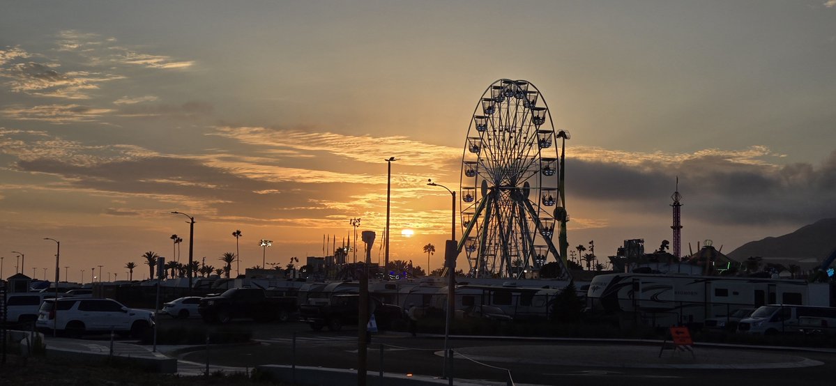 junior_miller's tweet photo. From my bike ride yesterday evening that I just talked about on the show. From beautiful mountain roads to sunset on the beach boardwalk https://t.co/b8isPDw561