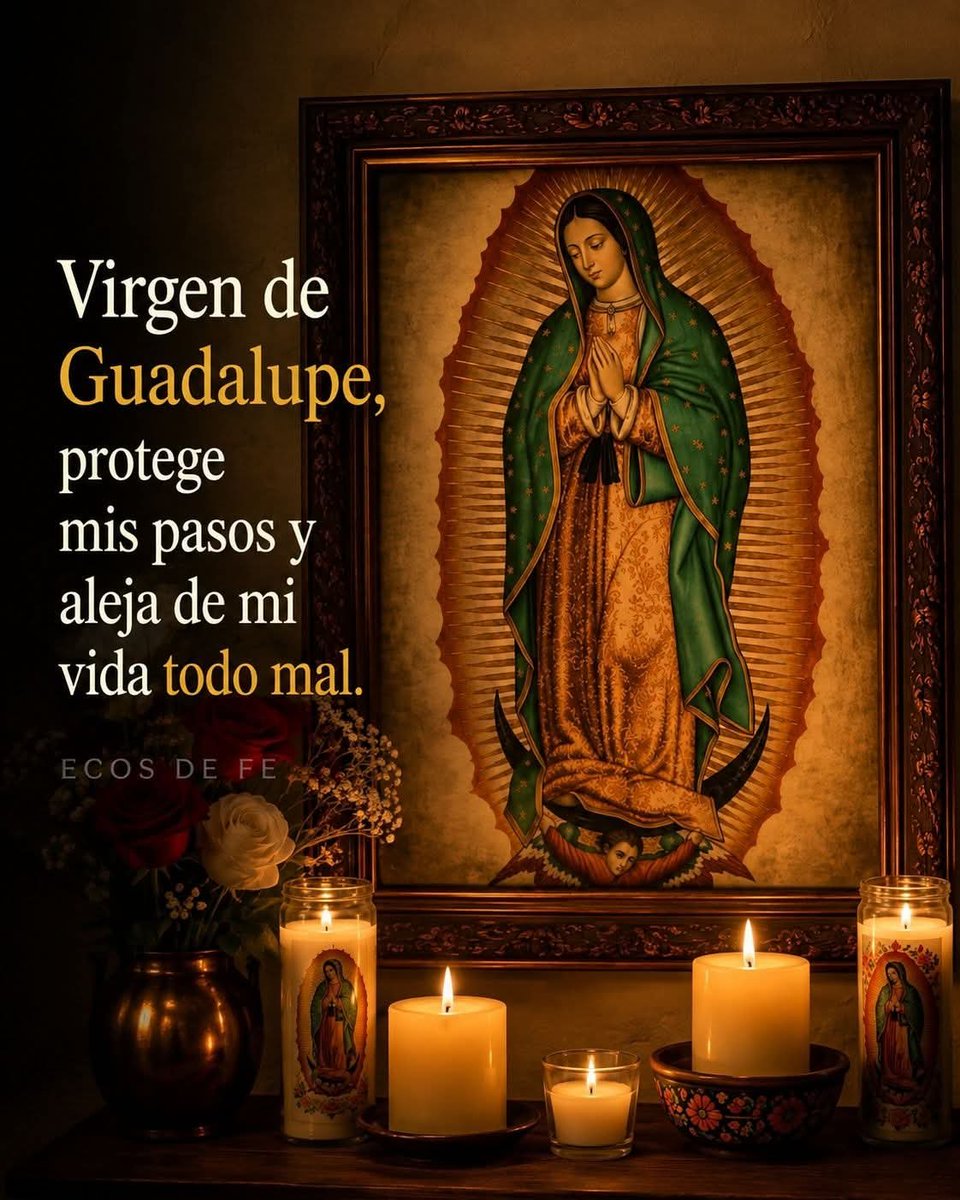 RuizHurtadoRE's tweet photo. Buenos Días,
Santísima Virgen de Guadalupe, , Reina del Cielo, #Acompaña nuestros pasos y #Bendice todo lo que hoy emprendamos. https://t.co/hAleOQjb3q