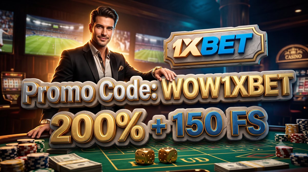 maxcode1xbet's tweet photo. Grab your starting bonus! 🚀 Use promo code WOW1XBET and get a +200% deposit bonus + 150 FS! 🔥👉 https://t.co/NW7ByV8y97  All the truth about top strategies and secret tricks are waiting for you in our channel. Jump in via the link 👇
https://t.co/jULeOAZSU4 https://t.co/bw6O3NmNK9