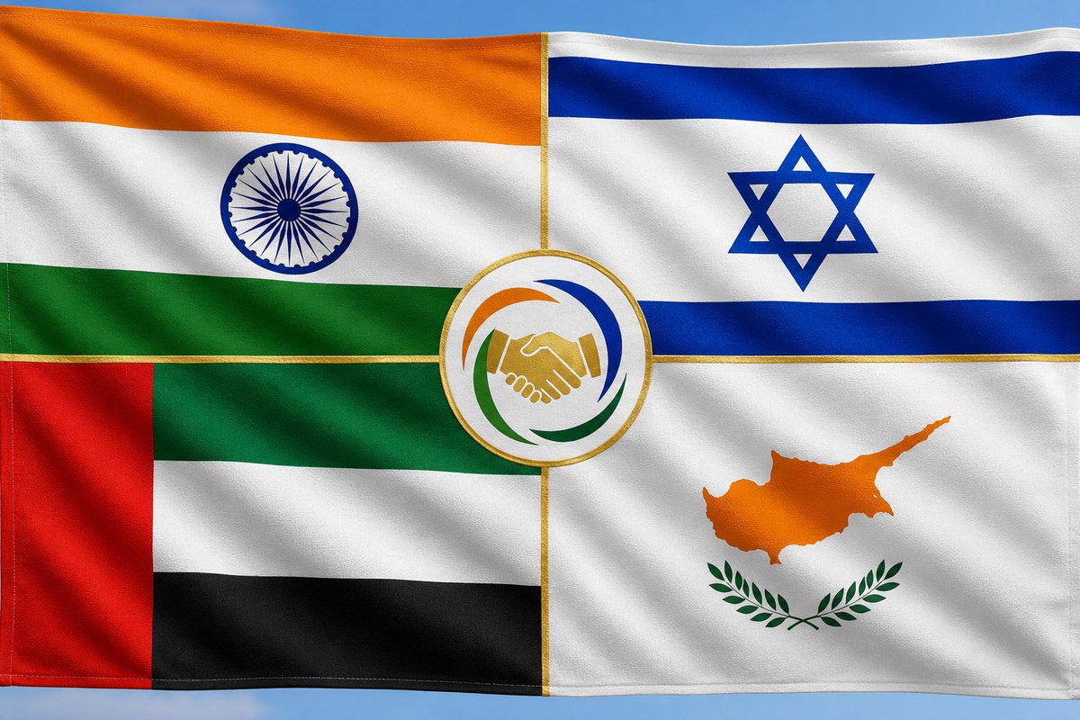 RealBababanaras's tweet photo. India+Israel+UAE+Cyprus 

Save this post https://t.co/oVSsk7Extv