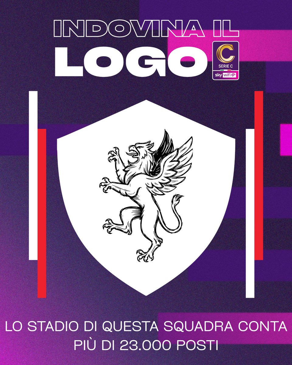 seriecofficial's tweet photo. 𝙶𝚞𝚎𝚜𝚜 𝚝𝚑𝚎 𝚕𝚘𝚐𝚘 🔍

Un grifone e questi colori sociali, di che squadra si parla? Scrivilo nei commenti 👇🏼

#SerieCSkyWifi #guessthelogo https://t.co/Bmvpz49ShC