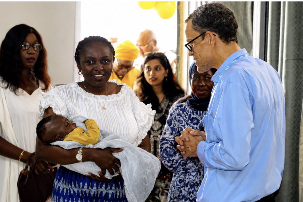 UNGambia's tweet photo. Supporting families is central to a healthy, productive workplace. This creche promotes child development and well-being and helps working mothers balance careers and caregiving.

This is what family-friendly, gender-responsive workplaces look like &amp; we are excited for our team. https://t.co/vW9cBRRhPL