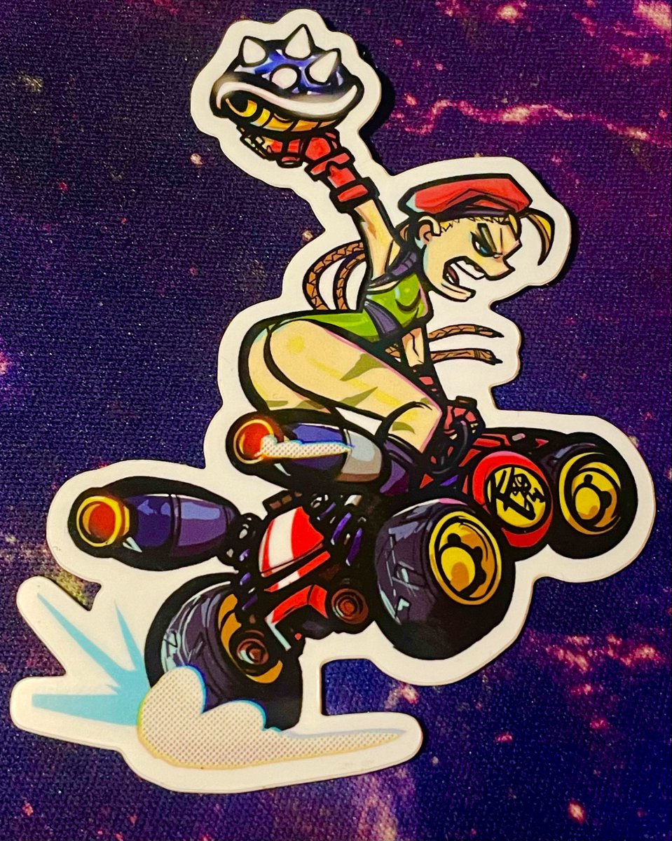 kleverART's tweet photo. Check out my new Cammy x Mario Kart sticker 🤘🏼
I’ll be streaming tonight doing the Tokon prints giveaway and my comic world building art session…
#sf6 #cammy #mariocart
Plz follow me here 🤘🏼👽🛸
https://t.co/DB6qjh7qTV https://t.co/IPGL6ondTD