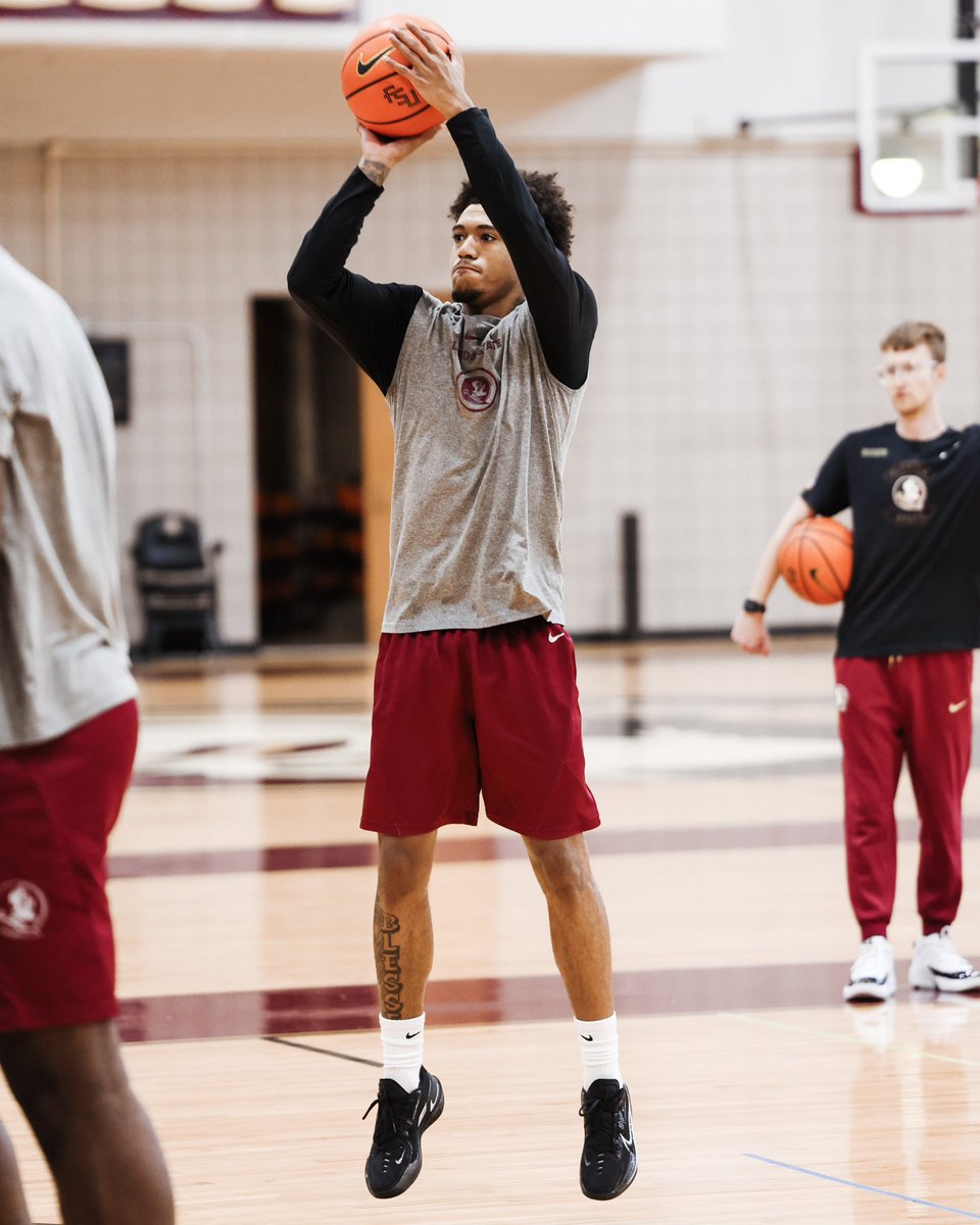 FSUHoops's tweet photo. In the lab: Martay Barnes 

#NoleFamily | #Connected 🍢 https://t.co/G5T4VMI4xK