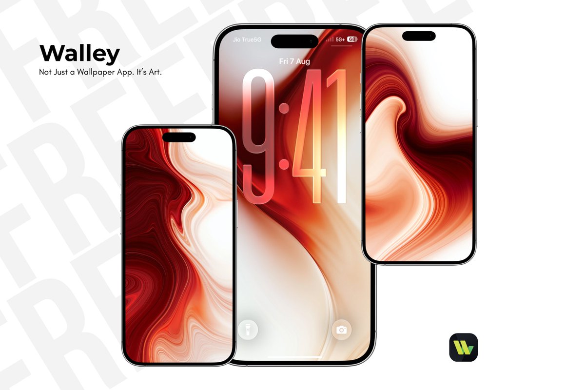 RajjAryaa's tweet photo. Fresh wallpapers just dropped. β¨
Pro - π₯ Flowing Liquid Waves
Free -π Vibrant Fractal Glass
Minimal, artistic, and crafted to make your home screen stand out.
Download Walley and explore todayβs drop. ππ
#Wallpapers #iPhone #Android #Homescreen #Walley https://t.co/sZOI1GpLAT