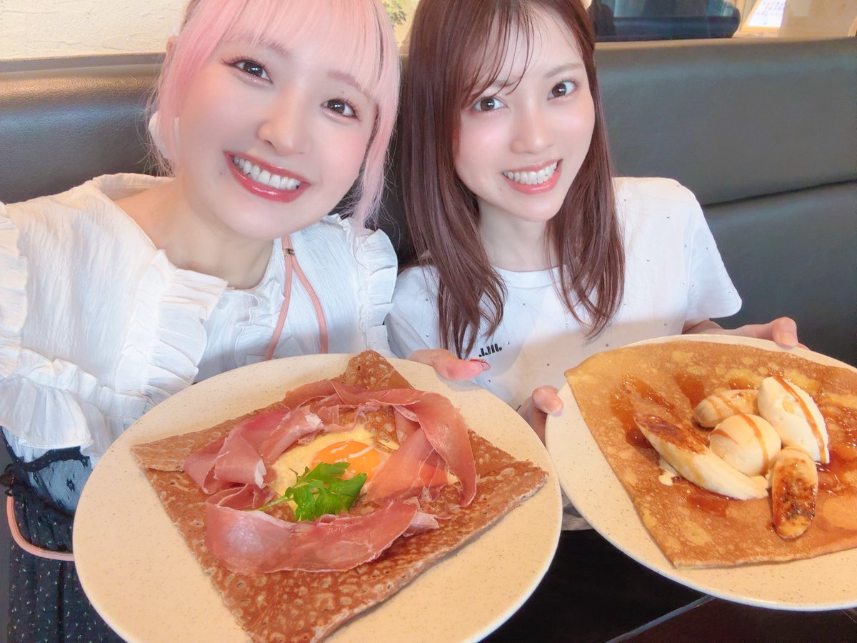 Yuna_tani's tweet photo. 石原夏織ちゃんとランチしてきた🍽
ぷにるんずで共演して以来仲良くなったよ…！！

やさしい、、かわいい、、たのしかった………🫶🏻💕 https://t.co/6l2WqLmbSY