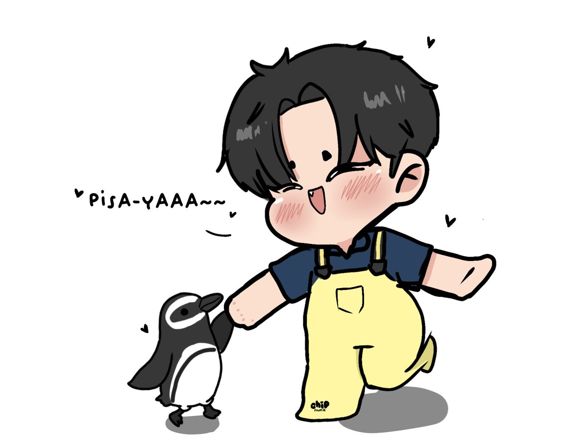 chipnuna's tweet photo. 🐺🐧 ; woo &amp; pisa💖

@treasuremembers https://t.co/bKNEzM1qJd