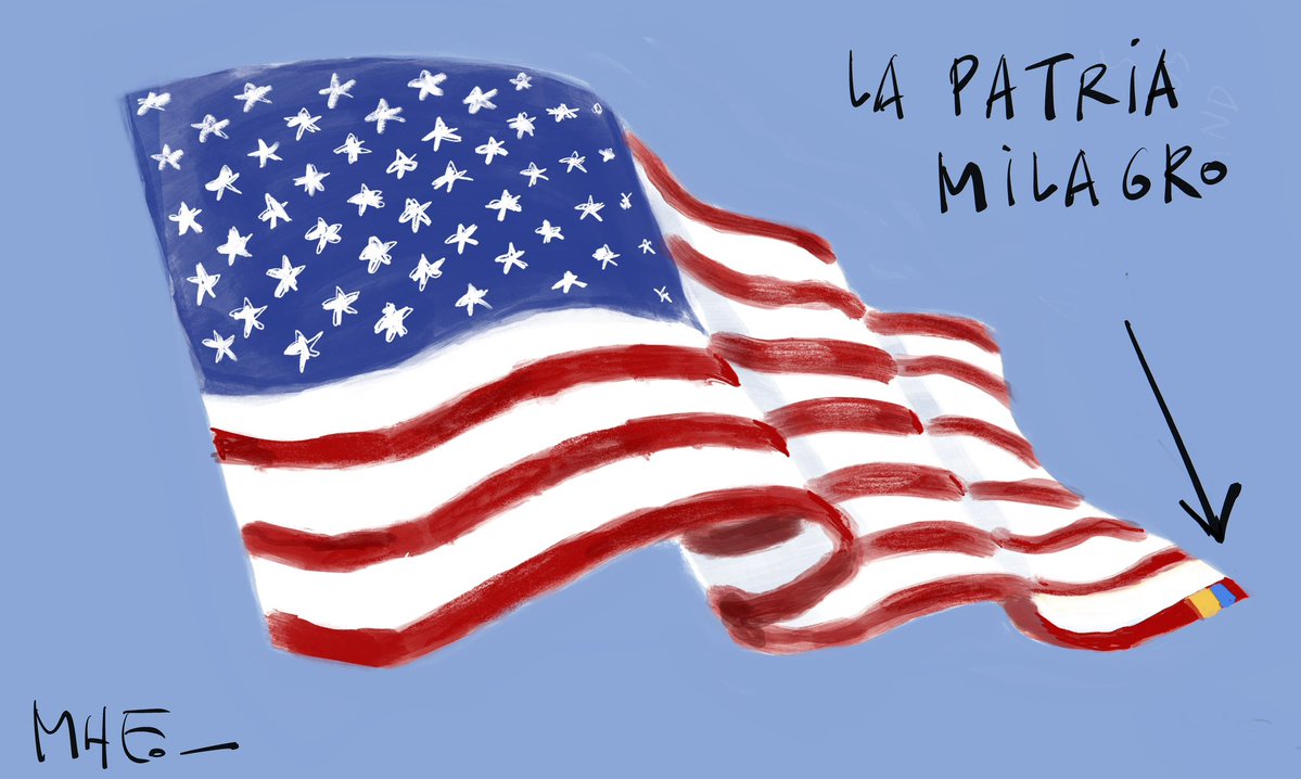 MHEO_'s tweet photo. Welcome to La Patria Milagro
#CaricaturaDeMheo para @EEopinion @elespectador https://t.co/PZPNa2DpdQ