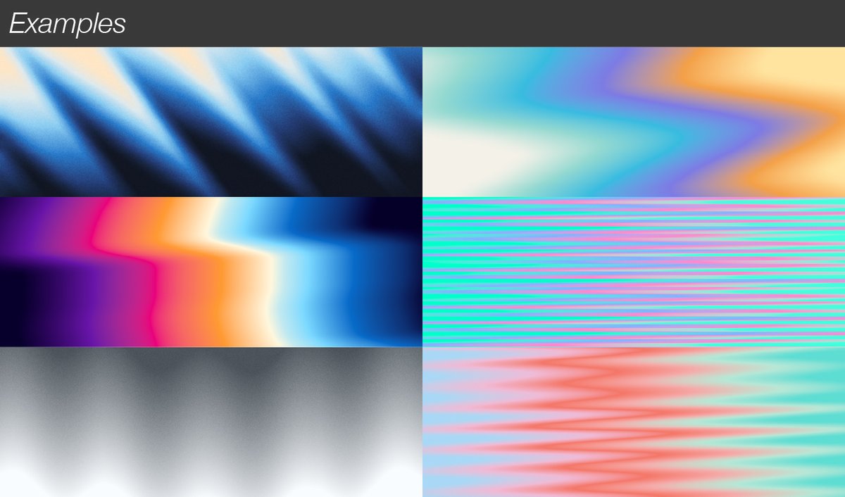 sayametJP's tweet photo. Adobe Illustratorで、色が波になる。

Apple silicon Mac向けプラグイン「Harmony Gradient」をAdobe Exchangeで公開しました（$9）。
色を選び、波・質感・角度をライブで調整。編集可能なグラデーションを直感的につくれます。

https://t.co/cbuEVrAWln

#AdobeIllustrator #HarmonyGradient https://t.co/yj1VzsBVS9