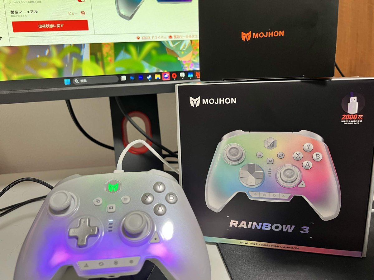 Saku3_Apex's tweet photo. 明日はご提供して頂いたRainbow3でASNA祭カスタム出ます!
スティックの挙動が非常に滑らかで、指に吸い付くような感覚
応援してください配信します😊
#PR #MOJHON  #Rainbow3
https://t.co/kC6rOob0P3 https://t.co/DOL3NoWf4S