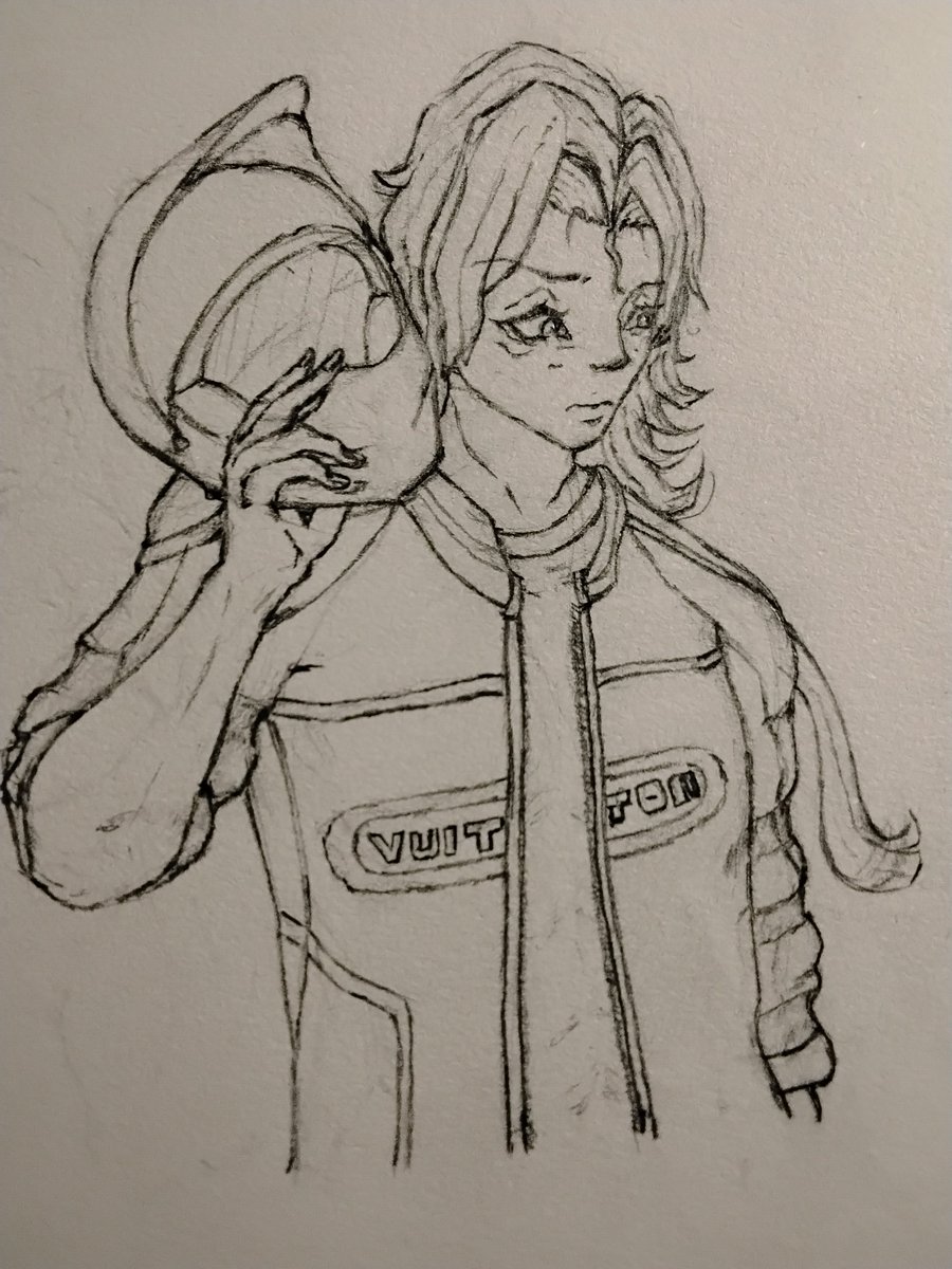 Alex2000803's tweet photo. Biker Kaiser sketch https://t.co/17TqMCXYUz