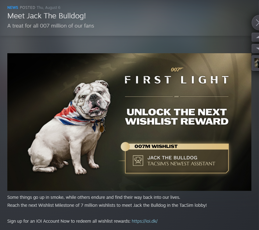 celhyndrael's tweet photo. Wishlist 007 First Light if you have not yet for the doggy!
https://t.co/LfaagBCWpL https://t.co/IBO1g9J34b