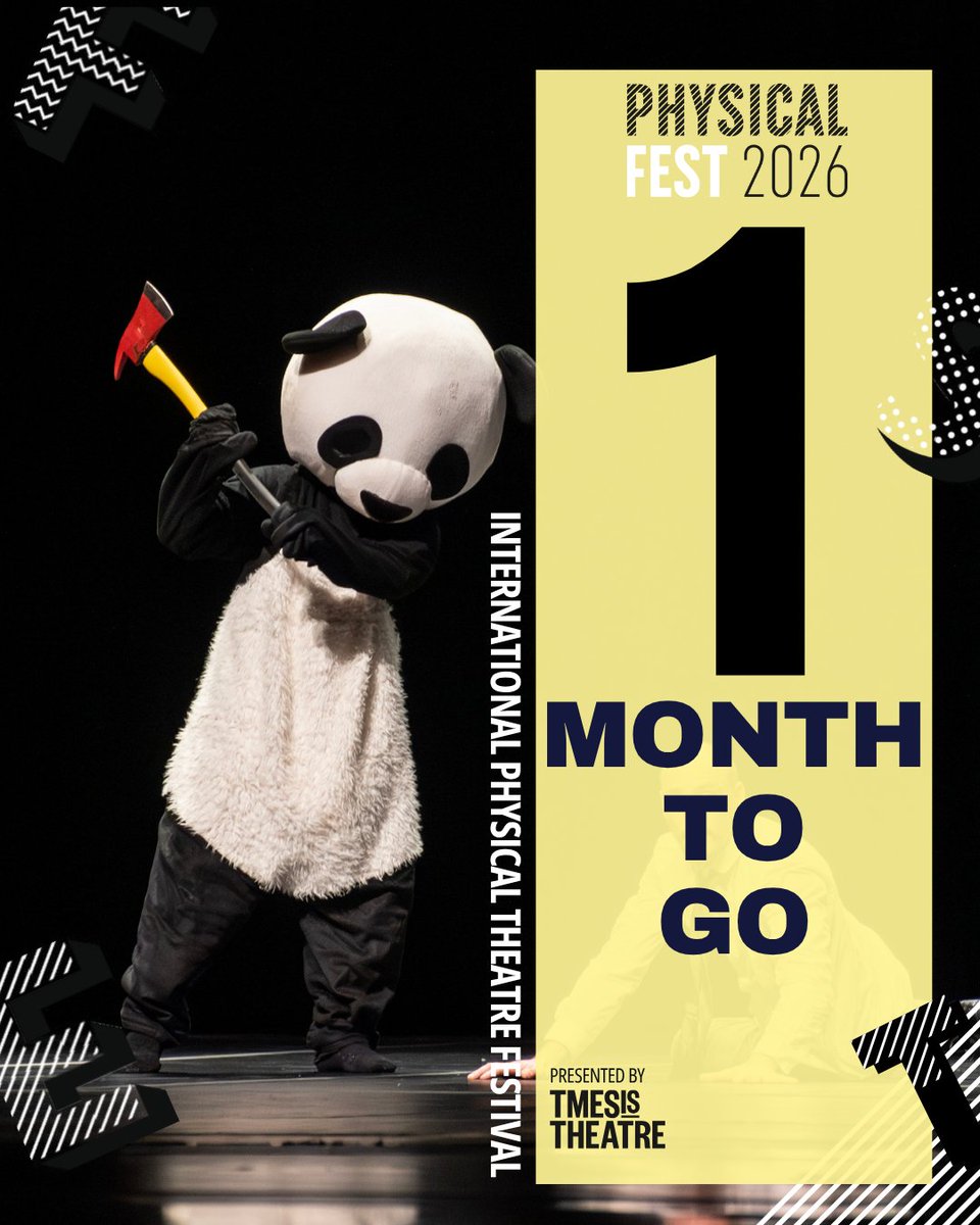 PhysicalFest's tweet photo. ONE MONTH TO GO...

The countdown is officially on. In just one month, Physical Fest returns to Liverpool for a week of extraordinary physical theatre, world-class workshops and unforgettable performances.

Book now via the link in our bio. https://t.co/joQ903JveV