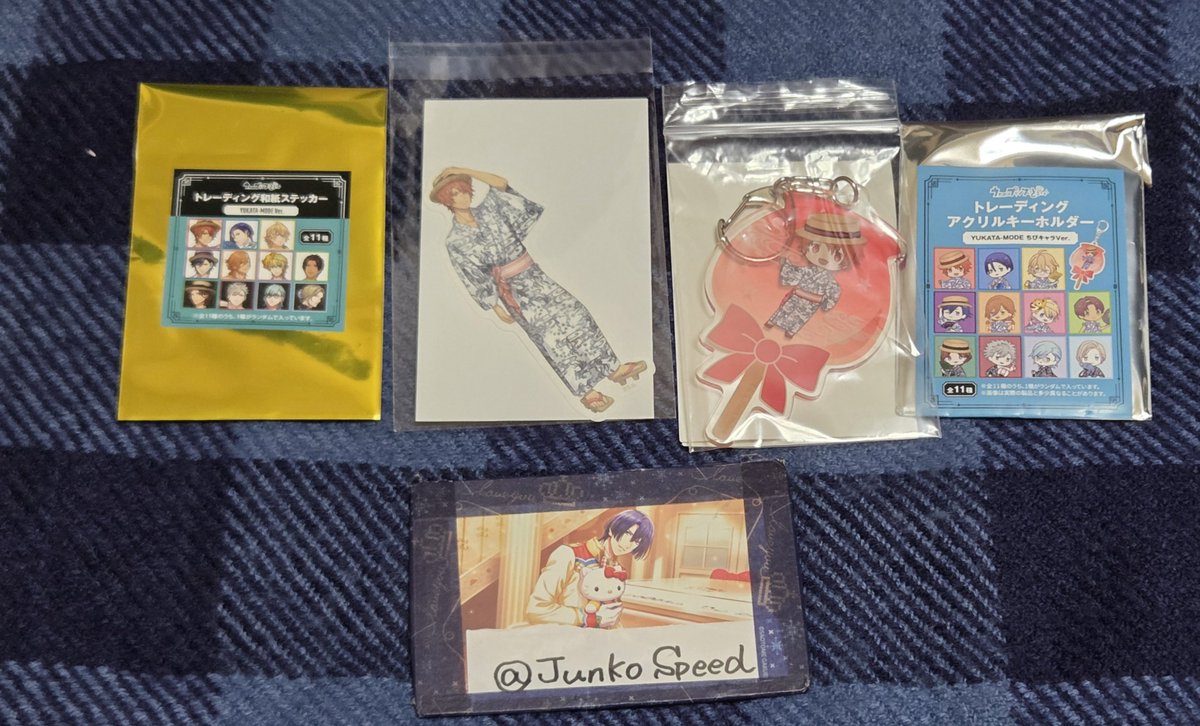 JunkoSpeed's tweet photo. 【うたプリ／グラショ／YUKATA-MODE／浴衣／和紙 ステッカー／アクキー ちびキャラ／交換】

譲)音也
求)真斗

※郵送希望

お気軽にお声かけ下さい https://t.co/oEOxWDi3kP