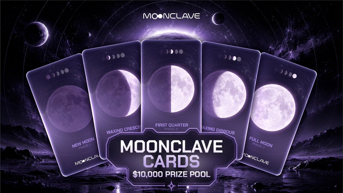 Crypto_Aman44's tweet photo. FREE $70–$1,500 + Potential Future $MCV Airdrop

Moonclave has launched its Loyalty Program with a $10,000 $MCV reward pool.

Even if you don't finish on the leaderboard, you'll still secure assets that could become valuable if $MCV launches a future airdrop.

How to Get Started:
• Visit: https://t.co/eSyRuWU2uO
• Connect your Phantom (Solana) wallet
• Connect your X account & Discord
• Claim your first points
• Refresh the page if tasks don't appear
• Complete all FREE tasks
• Mint your Moonclave Card
• Post on X using #moonclavecard
• Claim the Moonbound Discord role

Reward Pool:
 Top 1–5 → $1,500–$450
 Top 6–25 → $350–$180
 Top 26–100 → $100–$70

Campaign ends in 1 month.

Already joined? Let me know how many points you've earned so far.

#Airdrop #Crypto