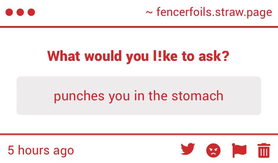 FencerFoils's tweet photo. ?…. uhm.. ow? ???? https://t.co/49BHiXfliI