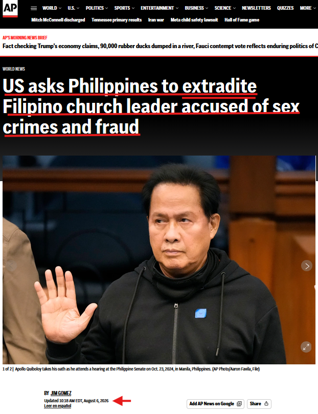 TheDebriefing17's tweet photo. 🤔TIMELINES, PATTERNS, EXTRADITIONS & FRAUD

There Is Nowhere Left to Go.

A Filipino pastor wanted by the FBI for child sex trafficking. A formal extradition request sent from Washington to Manila this July. Apollo Quiboloy, founder of the Kingdom of Jesus Christ church, indicted in 2021, arrested in 2024, now formally requested for transfer to U.S. custody.

That's a story. But it's not the story.

The story is what happens when you line it up next to everything else.

Here is a partial list of cross-border enforcement actions from the last few months.

A Turkish-based Hamas financier arrested in the United Kingdom on U.S. federal charges. Three sovereigns, one arrest.

The Tate brothers arrested in Miami on UK extradition warrants for rape and sex trafficking.

The alleged second-in-command of the $250 million Feeding Our Future fraud, captured in Mogadishu by the FBI and Somali intelligence and flown to the United States. Somalia has no extradition treaty with America. They did it anyway. It was the second high-profile transfer from Somalia to the U.S. in under a month.

A former Mexican cartel commander extradited from Argentina.

Seventy-eight people arrested across Spain, France, Portugal, and Poland in a single coordinated Europol operation against a Mediterranean smuggling network.

A UK national connected to a cross-Channel smuggling ring intercepted by French police while transporting twelve migrants.

Turkey 526 internationally wanted suspects returned to Turkish soil in the first seven months of 2026. Forty-four countries cooperated. Twenty-seven of those suspects flew back in a single day.

Duterte himself the former president of the Philippines, arrested under an ICC warrant and now detained in The Hague. His spiritual adviser, Quiboloy, facing U.S. extradition from the same country Duterte once ran.

El Mencho's brother, pleading guilty in a U.S. court. The CJNG founder's son-in-law and godson, indicted. The cartel's financial operator, convicted. None of them were arrested inside the United States. All of them are in U.S. custody or under U.S. indictment.

INTERPOL's Operation First Light: 5,811 arrests across dozens of countries. Operation Red Card: 306 arrests across seven African nations. The FIFA World Cup anti-trafficking operation: 905 arrests, 180 victims rescued.

What changed.

Extradition used to be slow. It used to be optional. It used to be political.

A country could stall for years. A country could refuse outright. A country could demand conditions, file appeals, renegotiate terms. The legal process was designed in the 19th century, when international travel was slow and fugitives needed months to move between jurisdictions.

That world is gone.

What replaced it is a system where Interpol Red Notices flag suspects across 196 member countries in real time. Where intelligence agencies cooperate directly FBI and Somali intelligence, DEA and Mexico's UIF, Europol and five national police forces without waiting for the diplomatic paperwork. Where a country with no extradition treaty at all still hands over a suspect because the bilateral relationship is worth more than one fugitive.

In 2025, French authorities detained a Ukrainian national wanted by U.S. prosecutors during an unscheduled aircraft diversion to Paris. His departure country had no U.S. extradition treaty. His destination country had no U.S. extradition treaty. His plane had a mechanical problem.

One bad fuel pump. Years of planning, gone.

Here is what matters about the pattern.

Every one of those arrests involved at least two countries cooperating. Most involved three or more. The charges span sex trafficking, drug trafficking, money laundering, terrorism financing, fraud, arms procurement, and racketeering. The fugitives were hiding in the Philippines, Somalia, Turkey, Romania, Spain, Mexico, Argentina, and the United Kingdom.

No single arrest is surprising. Extraditions happen.

But the volume is new. The speed is new. The geographic spread is new. And the friction-lessness is new countries that would have dragged their feet five years ago are processing requests in weeks, not years. Countries with no treaty at all are cooperating through intelligence channels, deportation mechanisms, and transit-country arrests.

The list of places where a wanted person can actually remain beyond reach is now approximately fifteen countries. North Korea. Syria. Somalia used to be on that list until the FBI flew a suspect out of Mogadishu in June.

The list is shrinking.

Why this matters for the financial system.

Because extradition is the last rung on the enforcement ladder. Everything else sanctions, designations, asset freezes, indictments, Red Notices is paperwork until someone is physically in custody. The entire architecture only works if the person at the end of the chain can be arrested, moved across a border, and brought into a courtroom.

That used to be the bottleneck. It isn't anymore.

When a Hamas financier living in Turkey can be arrested in the UK on U.S. charges, the financial network that person managed is not just designated on paper it is operationally disrupted because the person who ran it is in a cell. When a cartel's founding family is indicted in Mexico, arrested in the United States, and pleading guilty in federal court, the money laundering operation that family controlled doesn't just face sanctions it faces testimony.

Extradition turns designations into convictions. It turns intelligence into evidence. It turns a name on a sanctions list into a person sitting in front of a judge.

And the machine that does it is now running faster, across more borders, with less friction, than at any documented point in history.

One number to sit with.

Turkey returned 526 fugitives in seven months from 44 countries. That is roughly 2.5 people per day, from a different country, processed through a system that ten years ago would have taken months per case.

That is not diplomacy. That is infrastructure. The extradition system has been industrialized, and the countries that once offered shelter are now part of the supply chain that delivers people to courtrooms.

There is nowhere left to go.

Timelines. Patterns. The general's words, not mine. All I did was read the receipts.

I am the guy on the couch, and you have been debriefed.