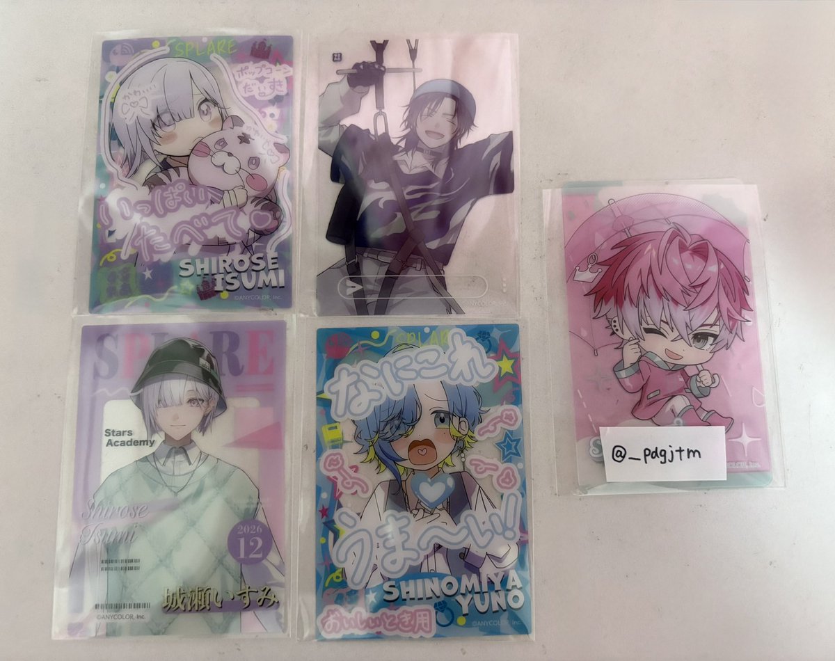 ___pdgjtm's tweet photo. にじさんじ すぷれあ ポップコーン3 交換

譲 1枚目
求 2枚目

郵送での交換を希望しております。
お気軽にお声掛けください。 https://t.co/azVCLdReAt