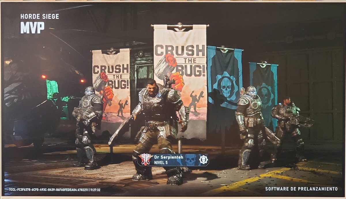 DrSerpienteh's tweet photo. Hasta que no conseguí un MVP, no paré. Podría estar jugando todo el día y no me cansaría. Locurón el ambiente. #EDayBeta #Gears https://t.co/VtXTX96Bwc