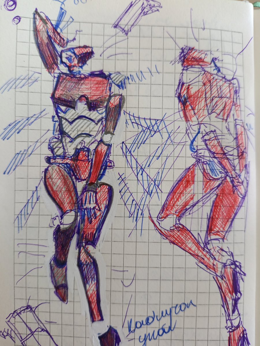 F0xsa1's tweet photo. Some of the sketches that I made when I was at my history class. The second one is a consept of a body pillow that I wanted to draw (still in progress) #V2 #Mirage #MV2 #Ultrakill https://t.co/hBgsnN1bGg