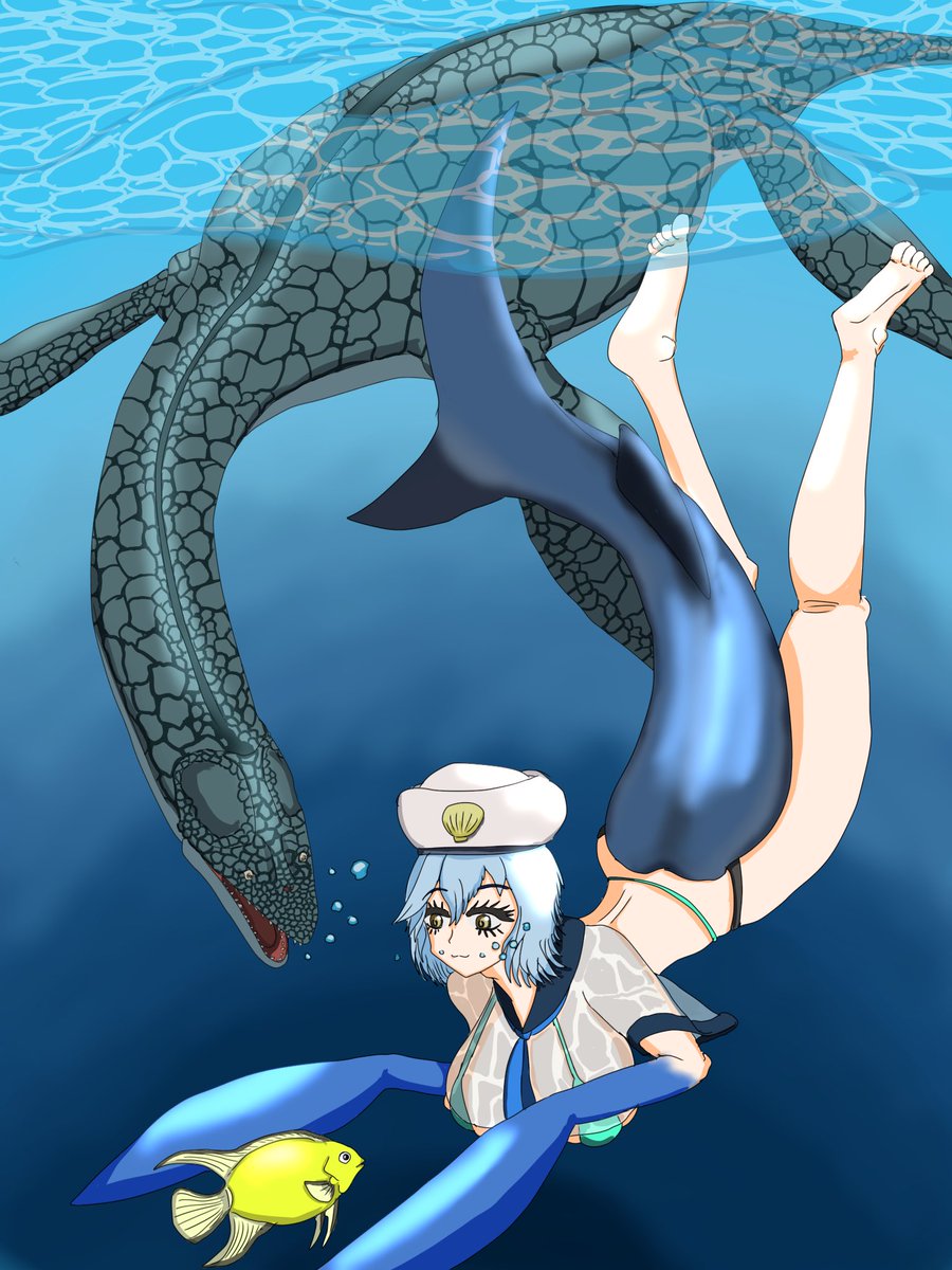 4b34C0lL3M8935's tweet photo. #トリシアのラグーン 
#Cryptoclidus
海のともだち https://t.co/H3sJ2tsSWN