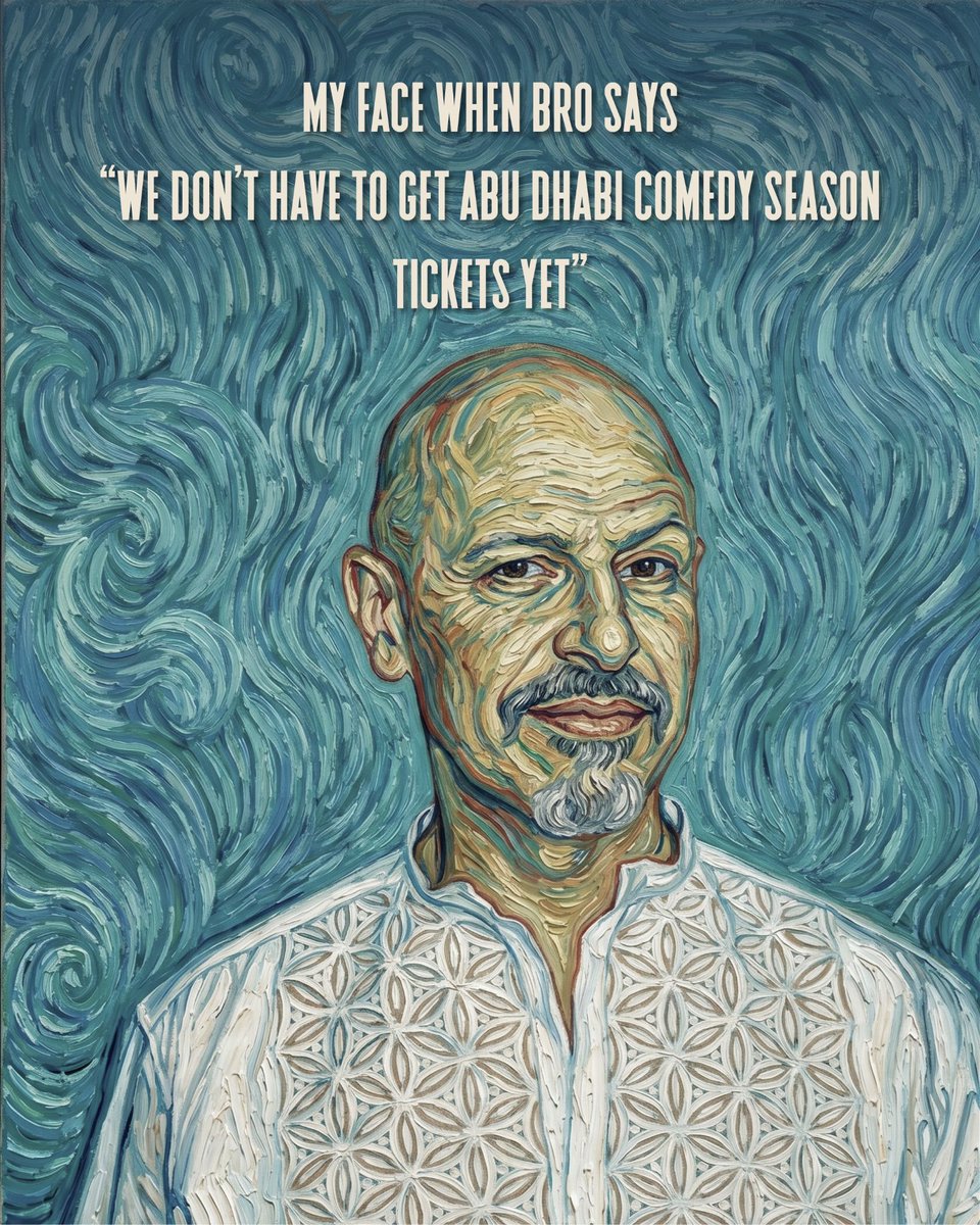 ADComedySeason's tweet photo. These belong in a museum. You belong at Abu Dhabi Comedy Season.

Tickets via link in bio.

#ADComedySeason #ComedyCapital #InAbuDhabi https://t.co/uZ16Oxawuy